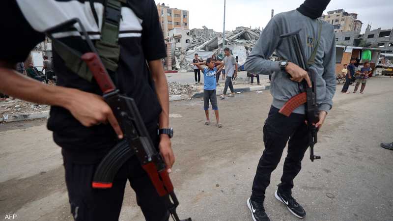 عناصر من حركة حماس في غزة