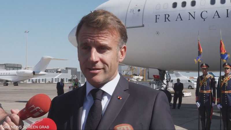 ماكرون: نعمل لإقامة حكومة مؤقتة في غزة