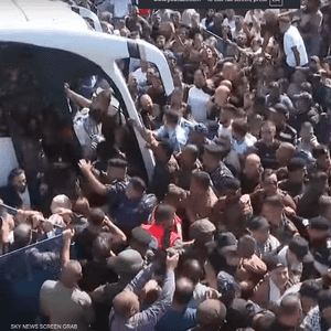 استقبال الأسرى الفلسطينيين المفرج عنهم