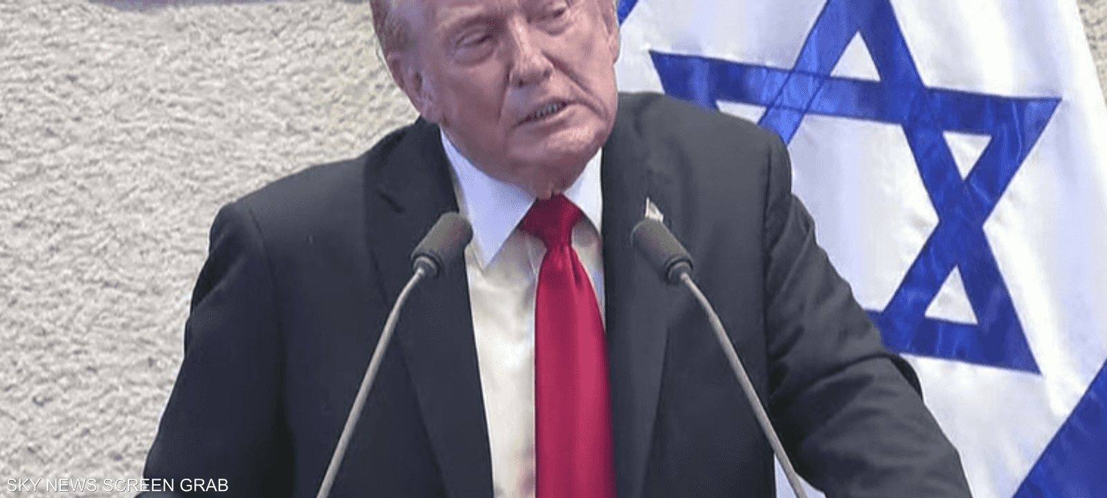 من كلمة ترامب في الكنيست