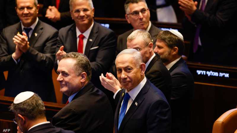 نتنياهو خلال الكلمة