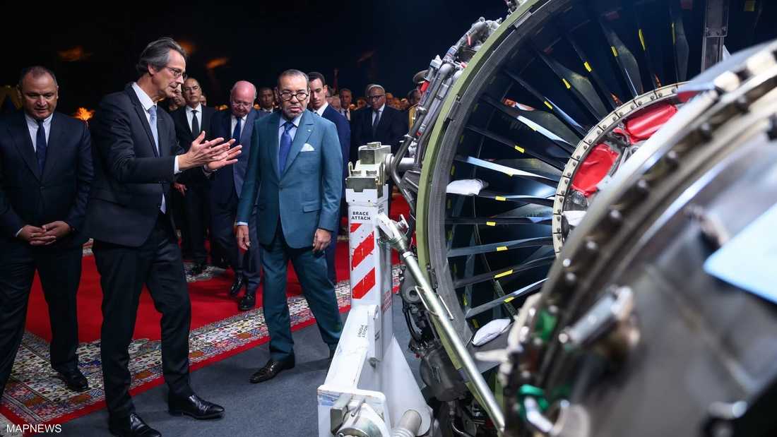 العاهل المغربي يطلق أشغال إنجاز مركب صناعي لمحركات الطائرات