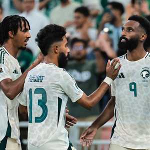 من مباراة السعودية وإندونيسيا ضمن التصفيات