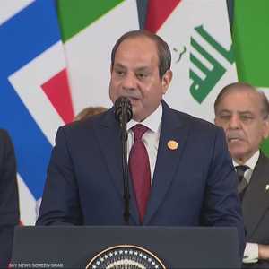 السيسي: نأمل بأن يغلق اتفاق غزة صفحة أليمة في تاريخ البشرية