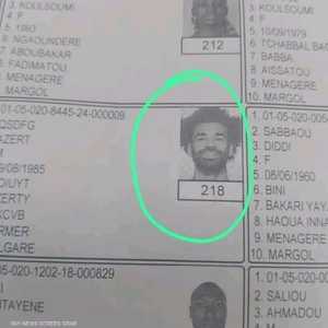 صورة صلاح في القوائم الانتخابية