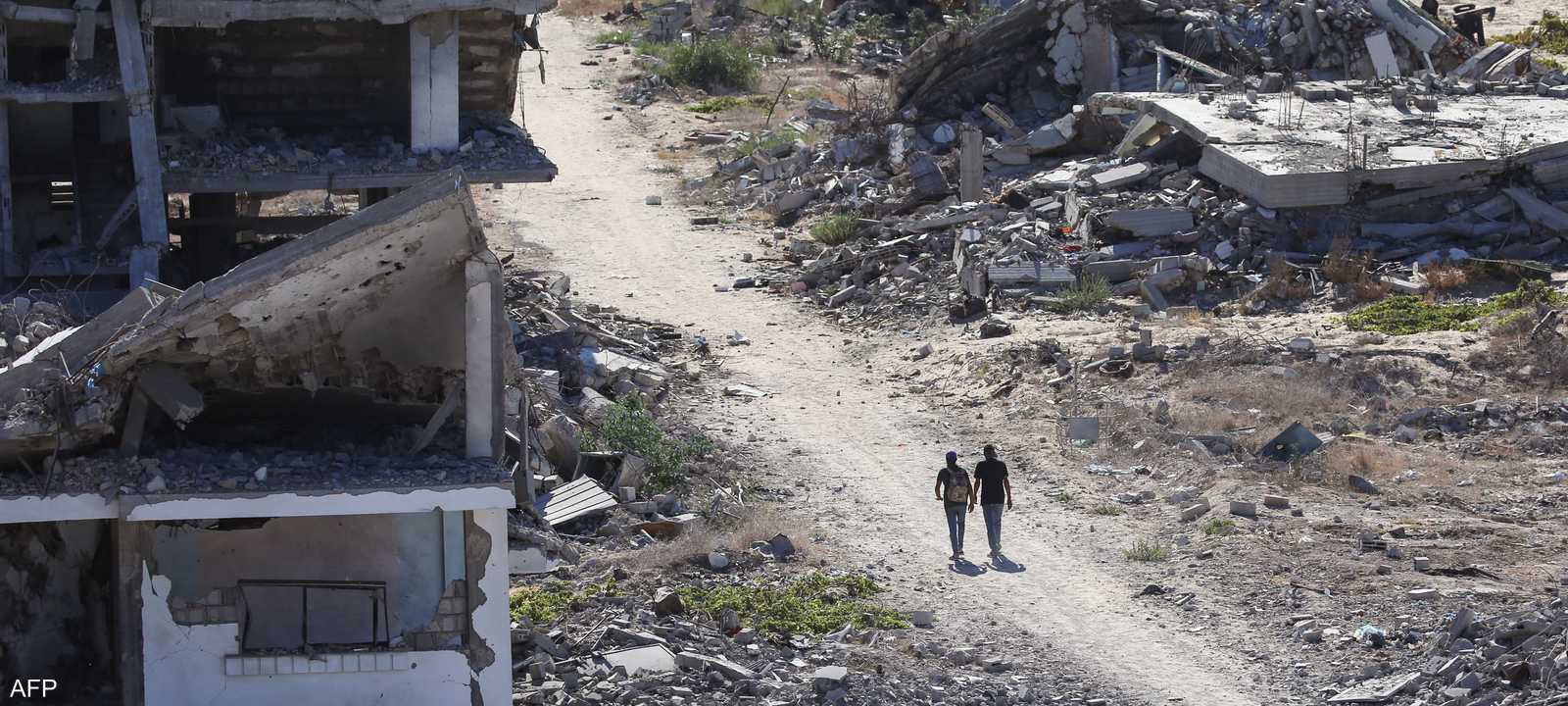 تسببت الحرب بدمار واسع في غزة