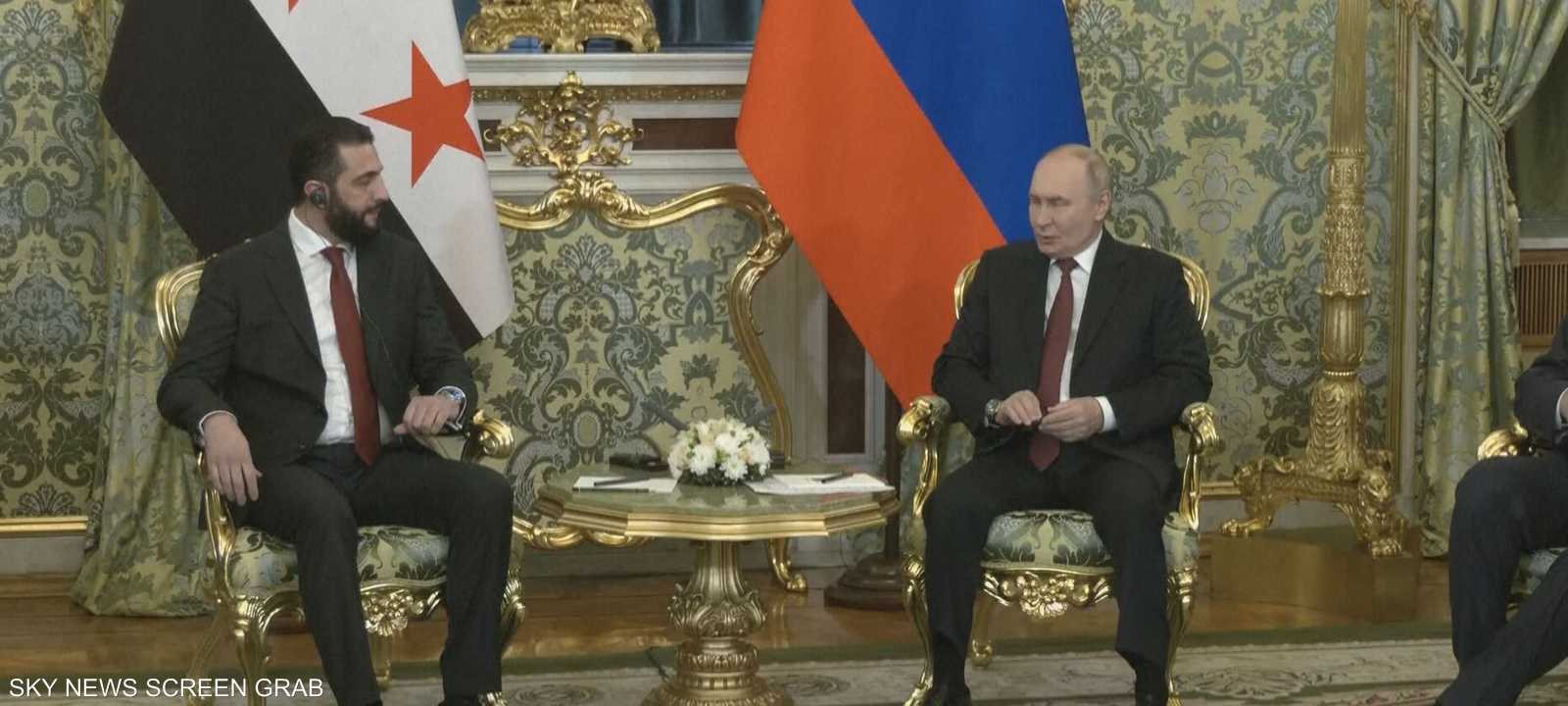 ملفات حساسة على طاولة بوتين والشرع