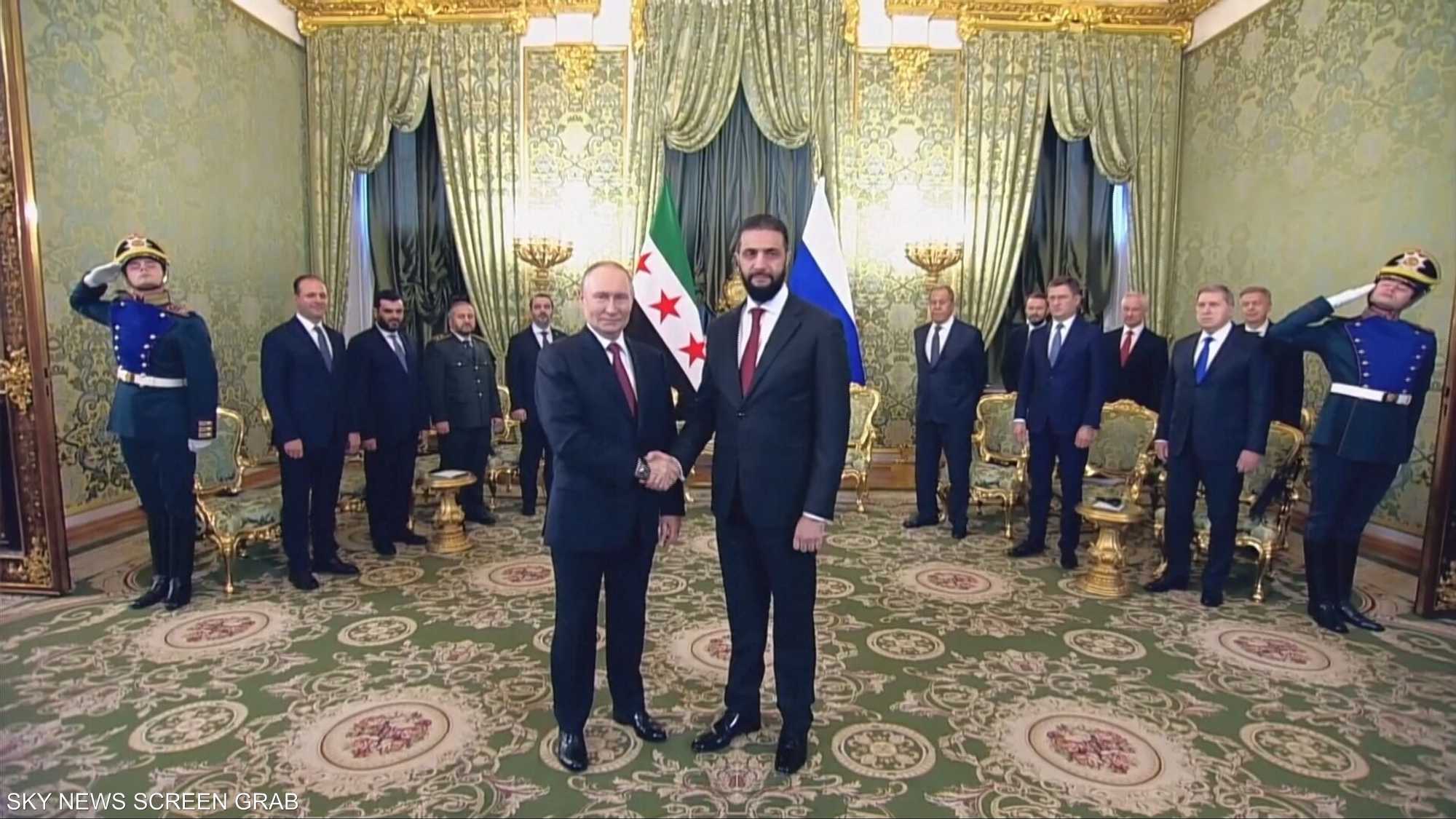 الشرع في موسكو يشعل مواقع التواصل