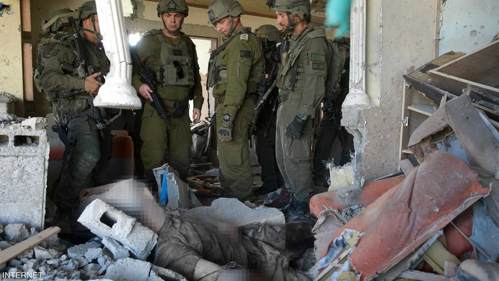 الصورة التي نشرها الجيش للسنوار