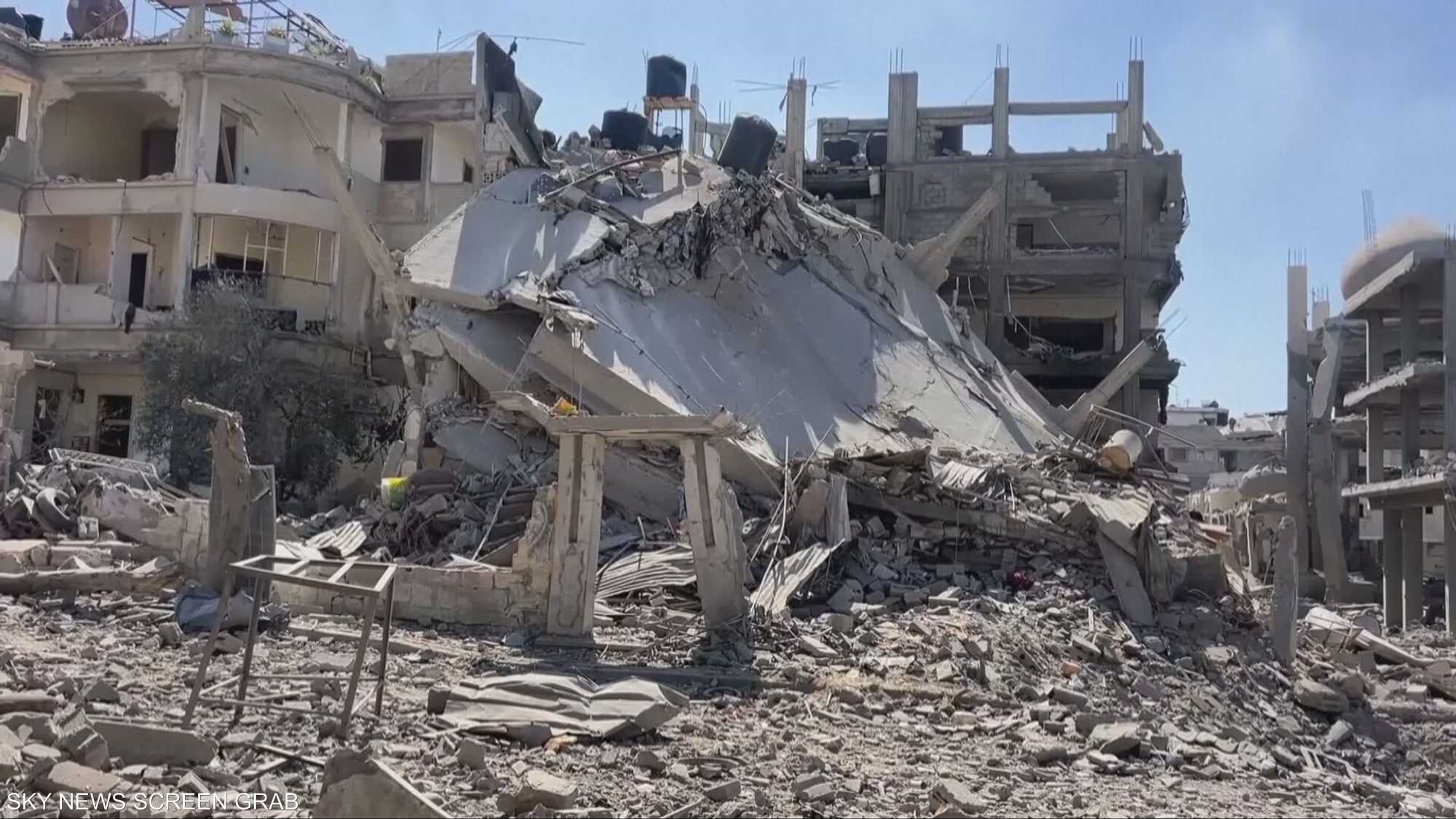 تخطيطات إعادة الإعمار والاستقرار الأمني في غزة