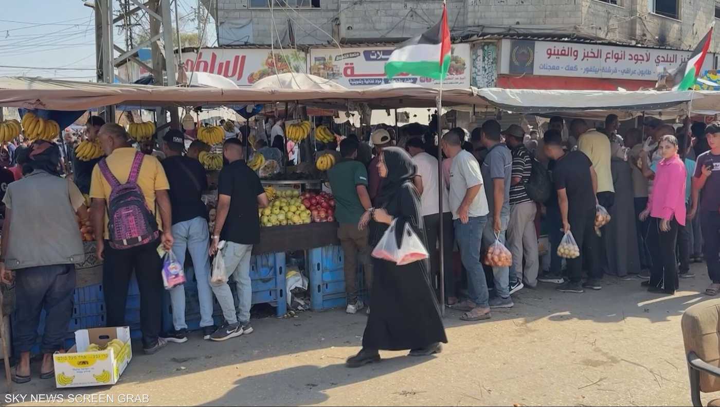 كاميرا سكاي نيوز عربية ترصد انتعاش أسواق غزة 