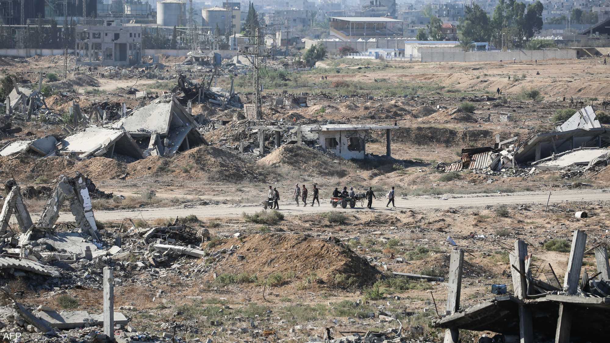 دمار واسع في قطاع غزة