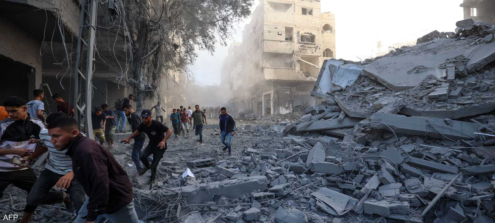 يشمل الخط الأصفر أكثر من نصف مساحة قطاع غزة