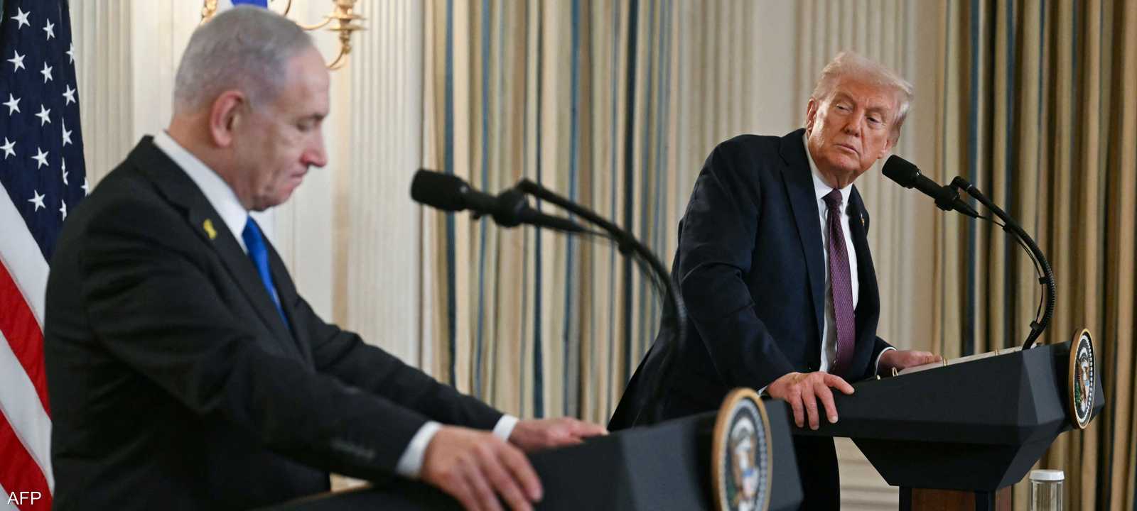 دونالد ترامب وبنيامين نتنياهو