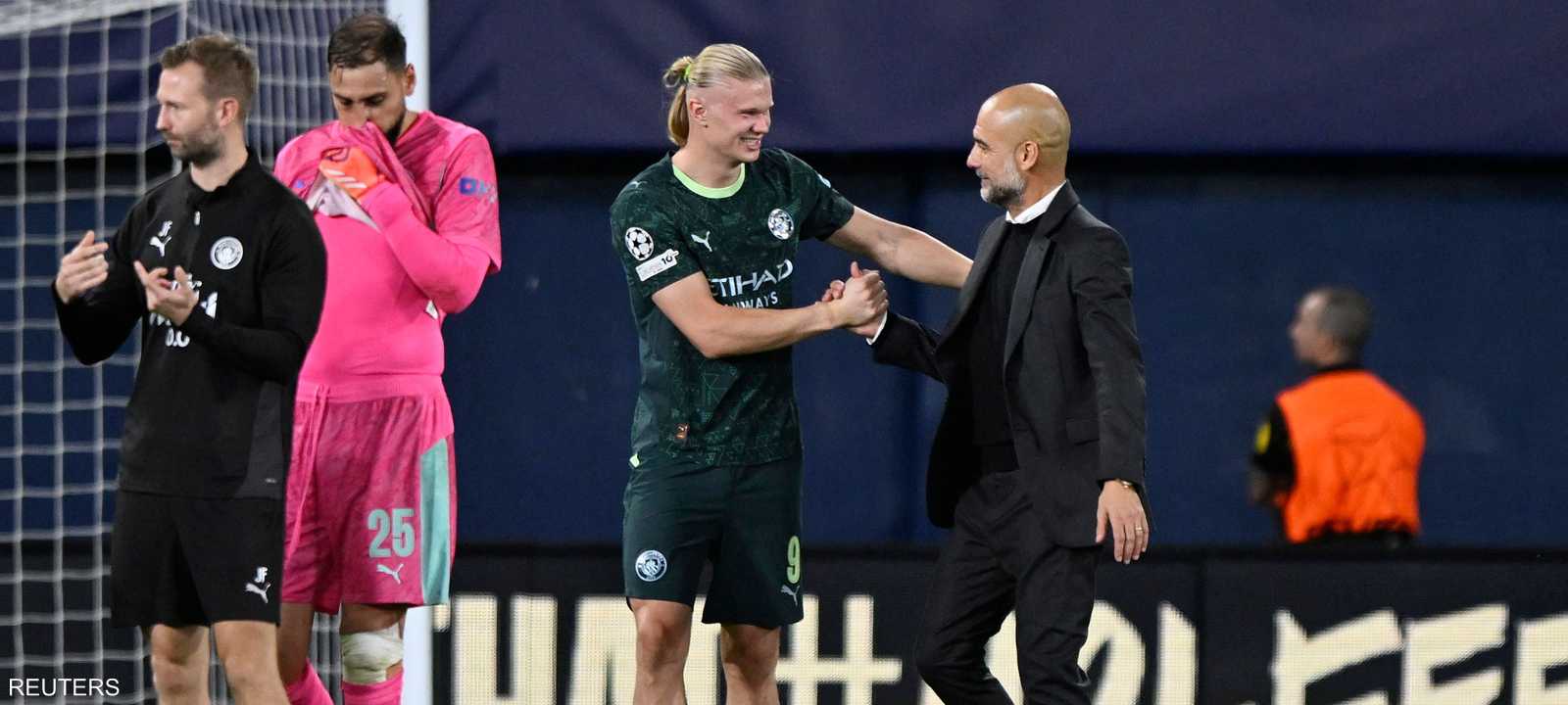 هالاند وغوارديولا