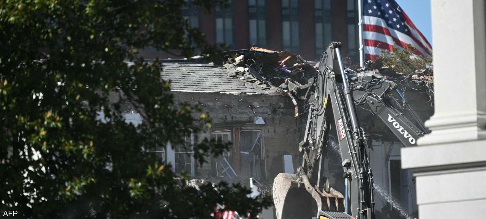 أعمال الهدم في البيت الأبيض