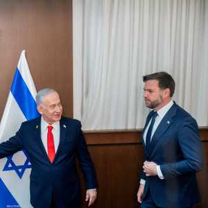 جانب من لقاء نتنياهو وفانس