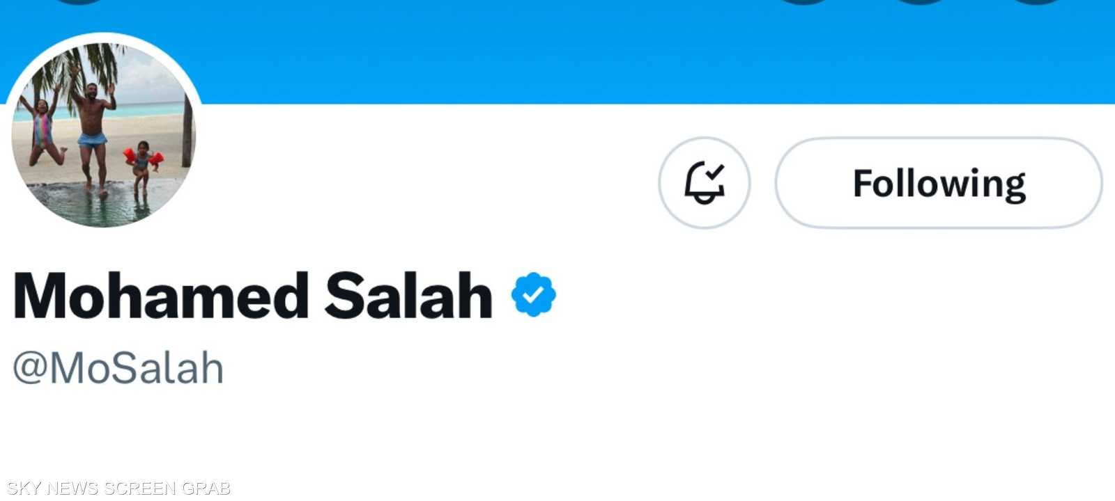 صورة محمد صلاح الجديدة على حساب إكس