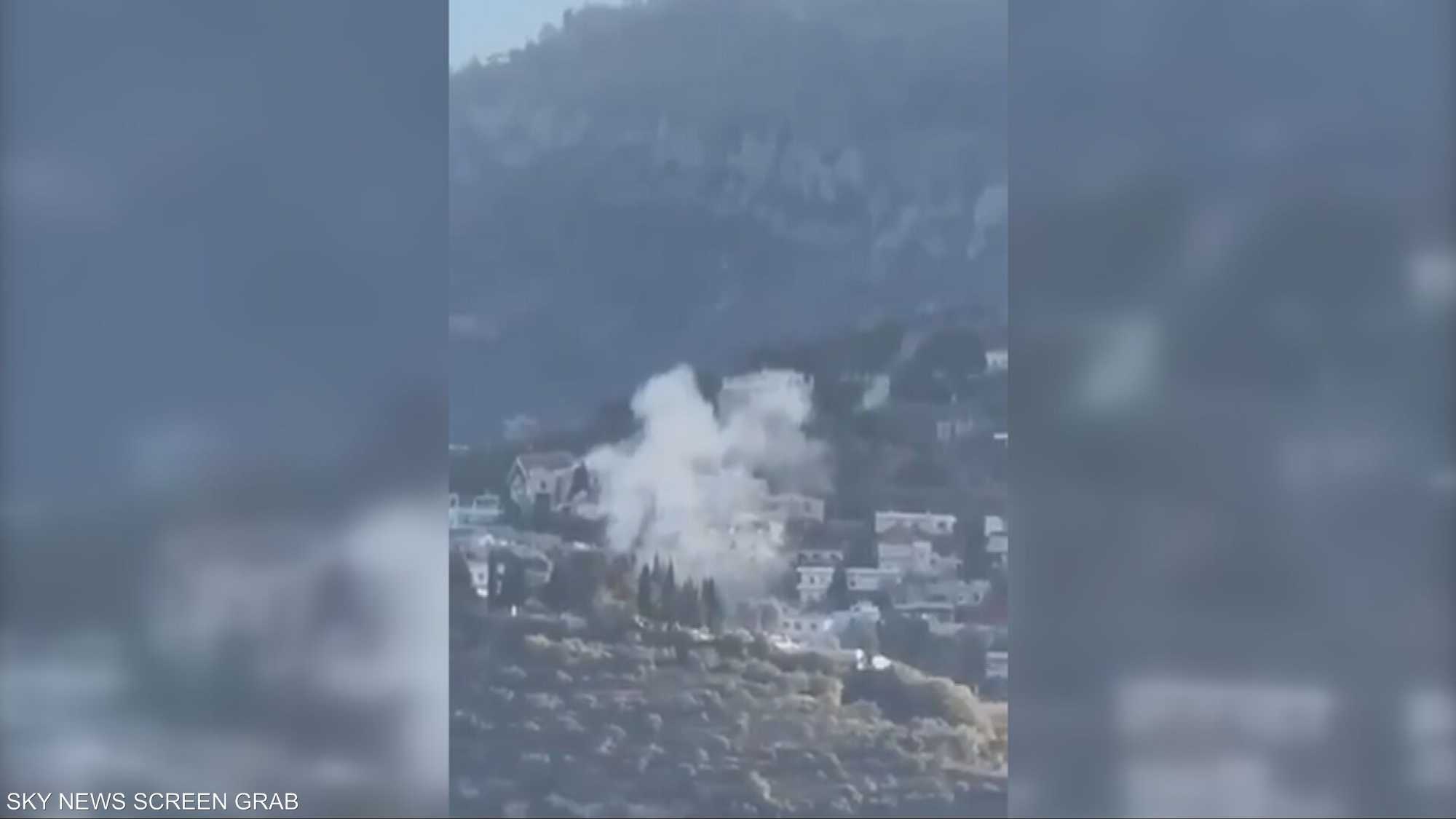 إسرائيل تضرب أهدافا وبنى تحتية لحزب الله شرق وشمال لبنان