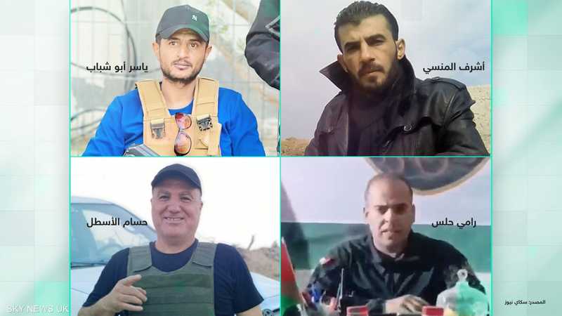 قادة الجماعات الأربع في غزة