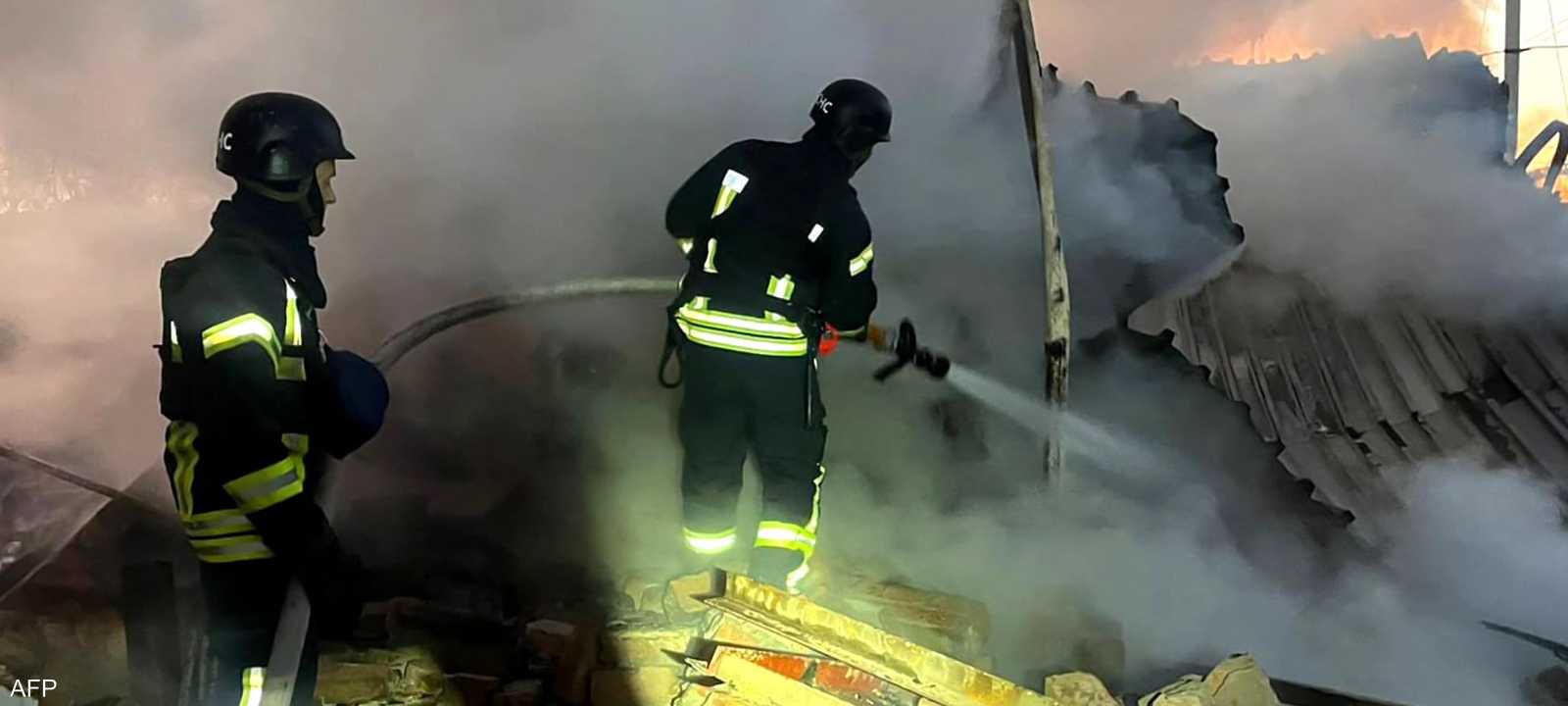 حريق في منشأة للطاقة بأوكرانيا نتيجة هجوم روسي_أرشيف