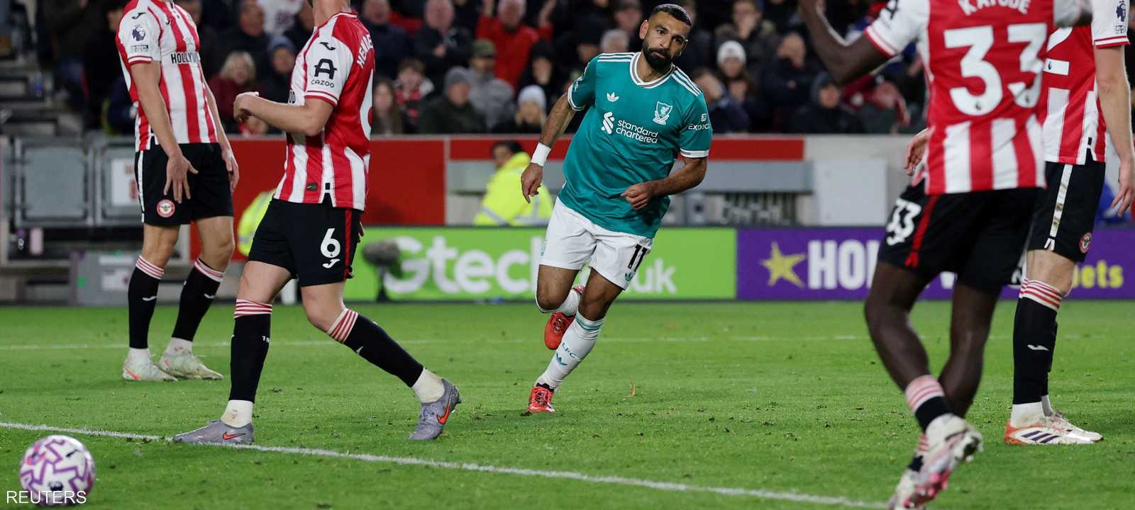 محمد صلاح سجل الهدف الثاني لصالح ليفربول