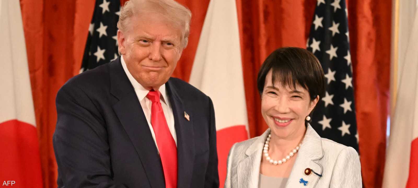 ترامب ورئيسة الوزراء اليابانية ساناي تاكايشي