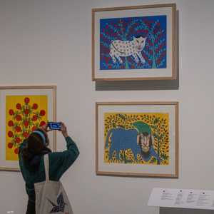 أرشيفية لمعرض فني