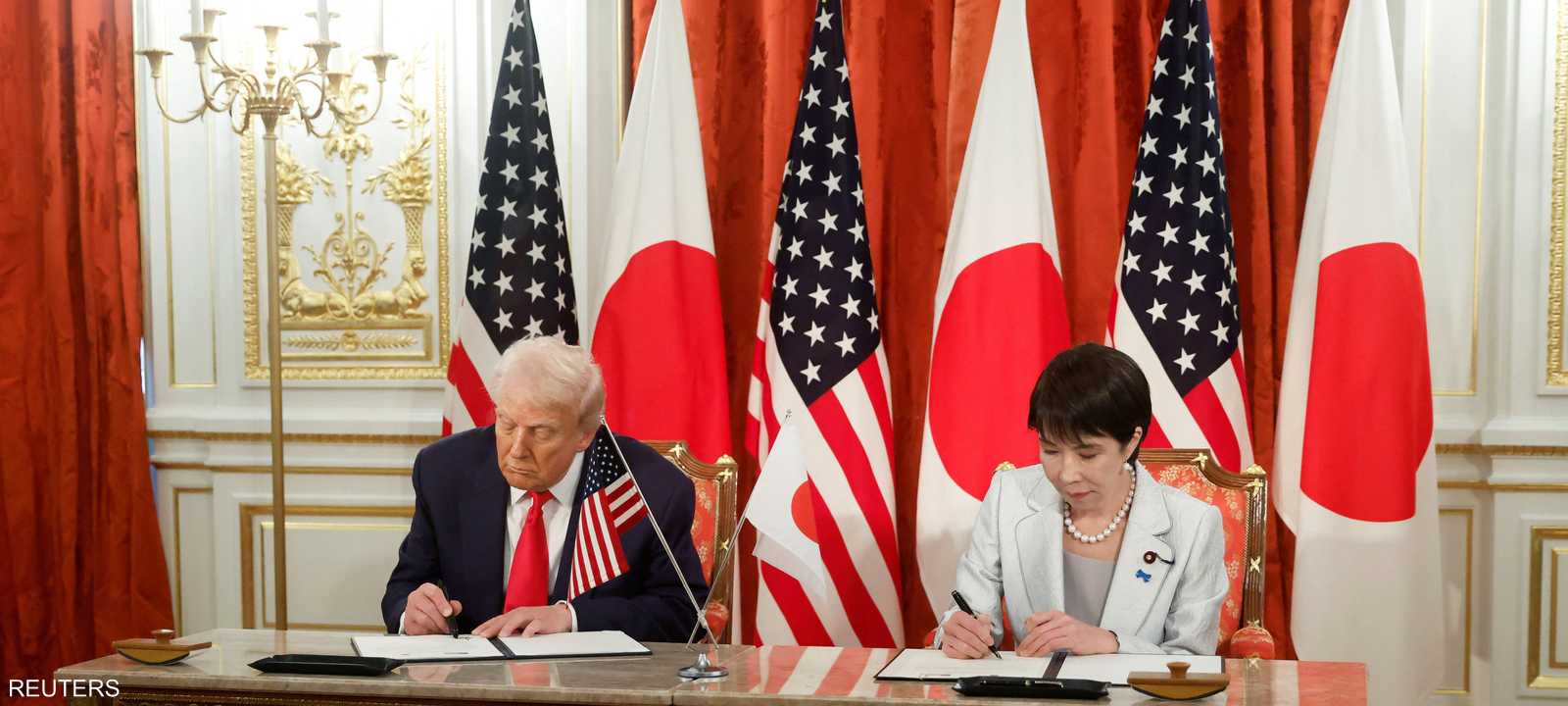 ترامب ورئيسة وزراء اليابان يبرمان اتفاقا بشأن المعادن