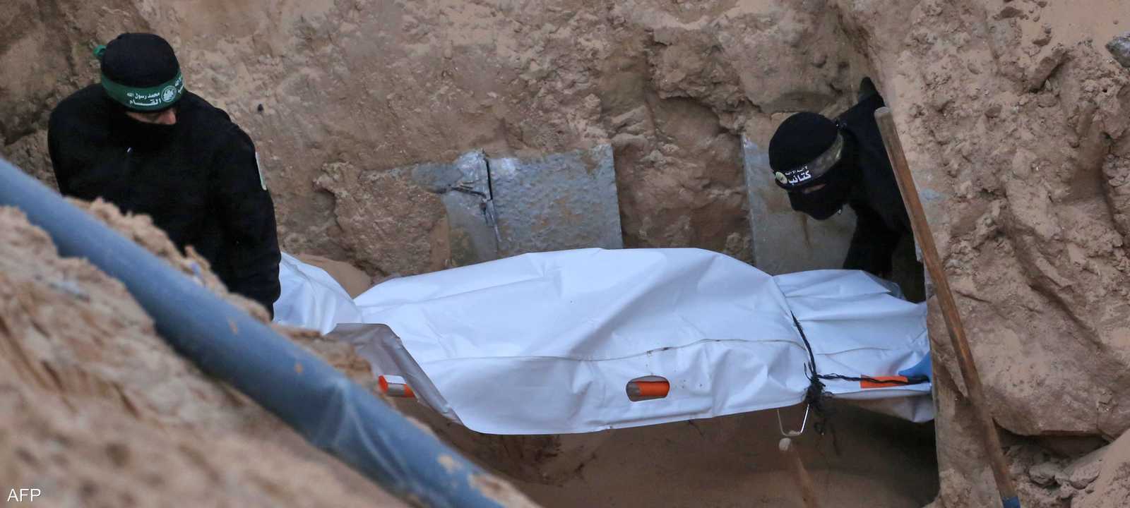 حركة حماس أعلنت العثور على جثتي رهينتين_أرشيف