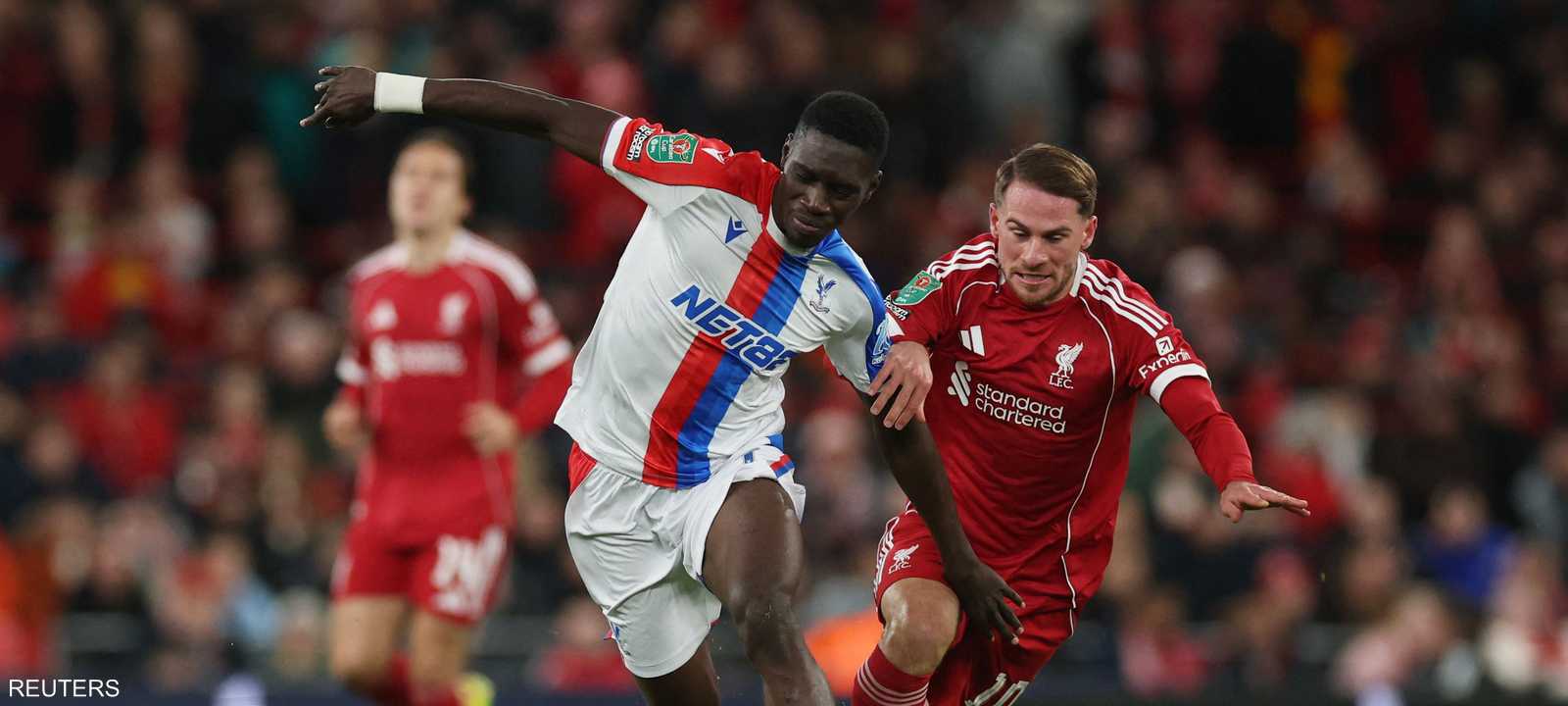 ليفربول تلقى خسارة من كريستال بالاس في كأس الرابطة