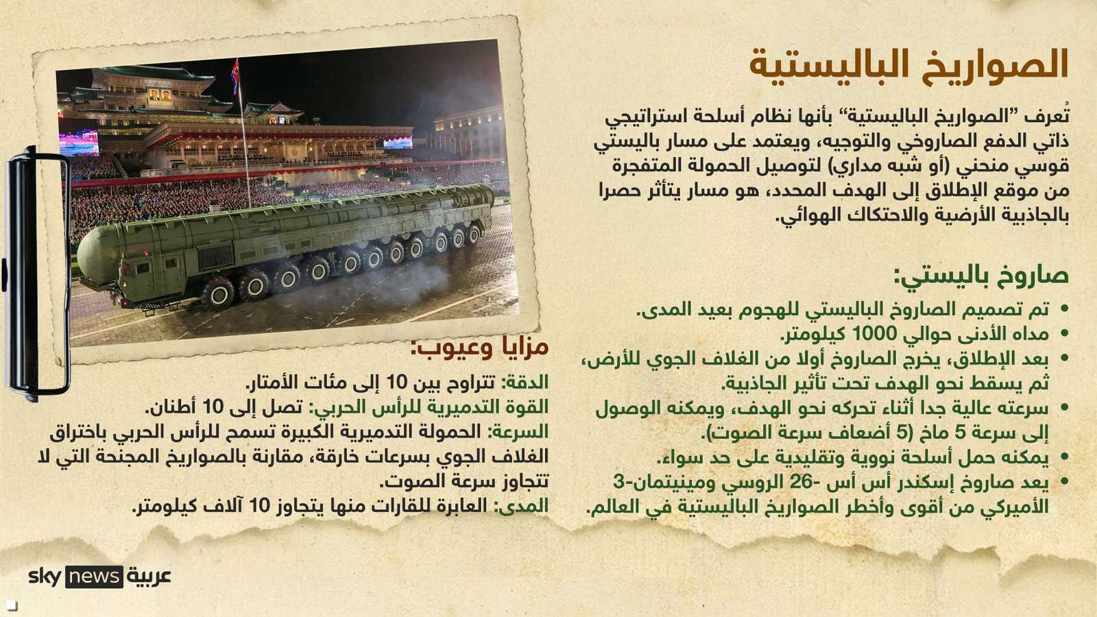 الصاروخ الباليستي