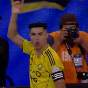 احتفال رونالدو بالهدف "القاتل"