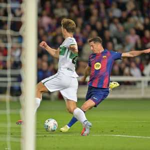 برشلونة فاز على إلتشي 3- 1 في الدوري الإسباني