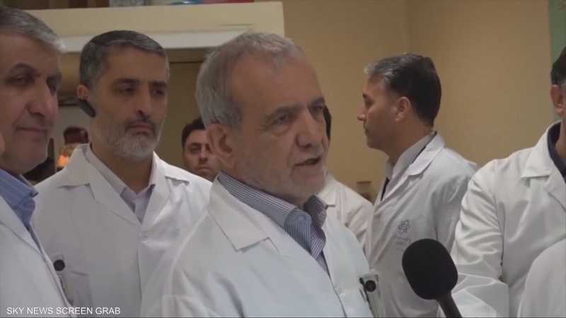 بزشكيان يعلن أن بلاده ستعيد بناء منشآتها النووية بقوة أكبر