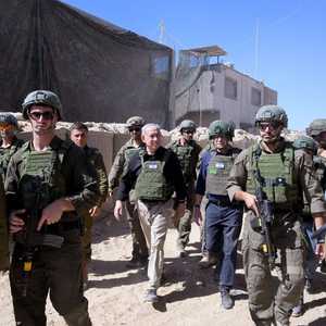 نتنياهو في جولة سابقة داخل قطاع غزة