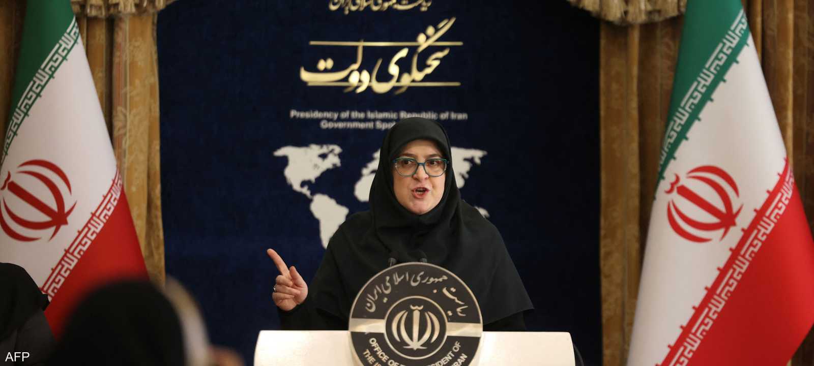 المتحدثة باسم الحكومة الإيرانية فاطمة مهاجراني