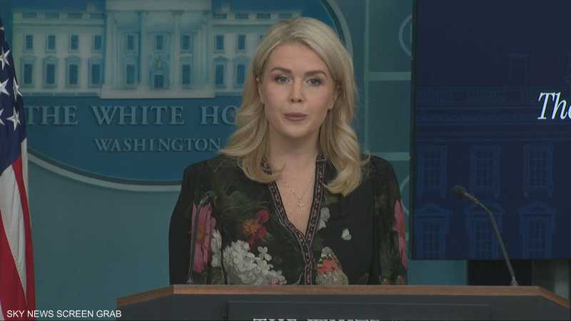 المتحدثة باسم البيت الأبيض، كارولين ليفيت