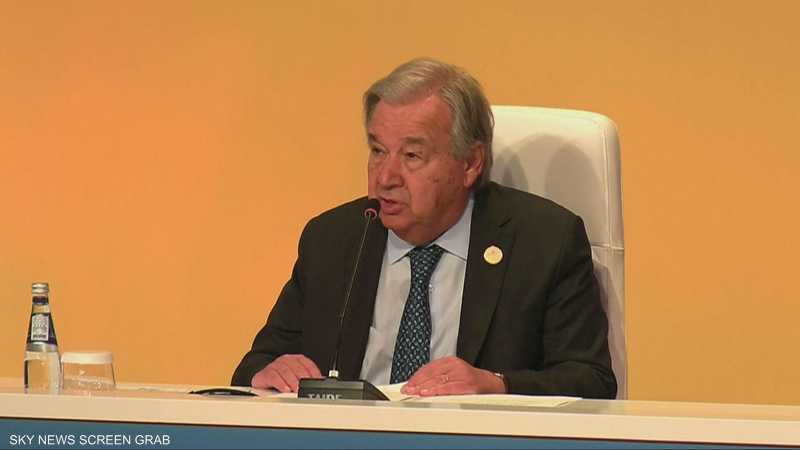 غوتيريس: أدعو طرفي الصراع في السودان للعمل مع مبعوثي الشخصي