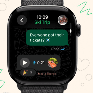 واتساب تطلق نسخة خاصة من تطبيقها لساعات "أبل"