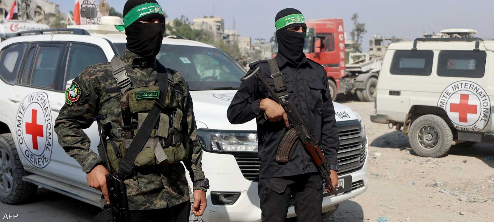 أرشيفية لمقاتلين تابعين لحركة حماس