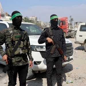 أرشيفية لمقاتلين تابعين لحركة حماس