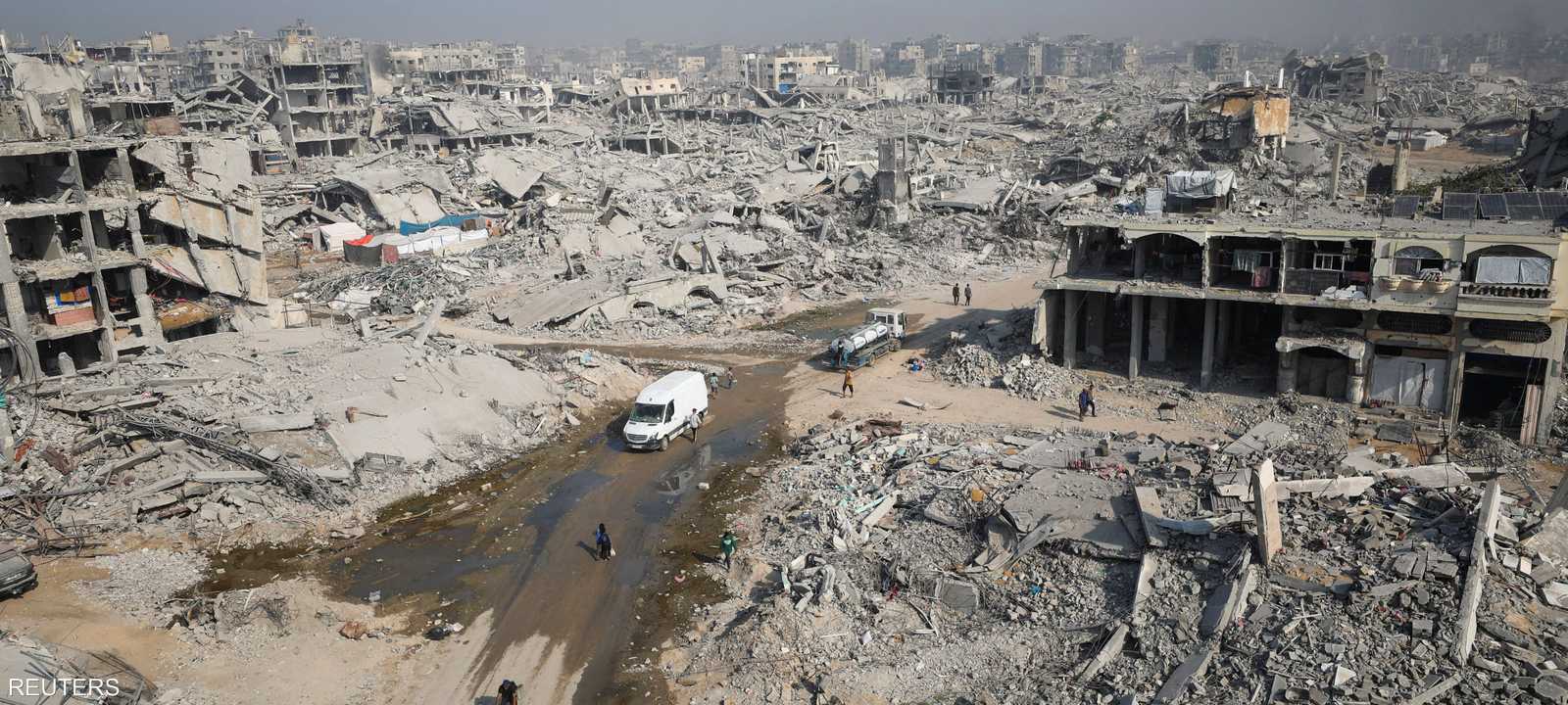 دمار هائل في قطاع غزة.. أرشيفية