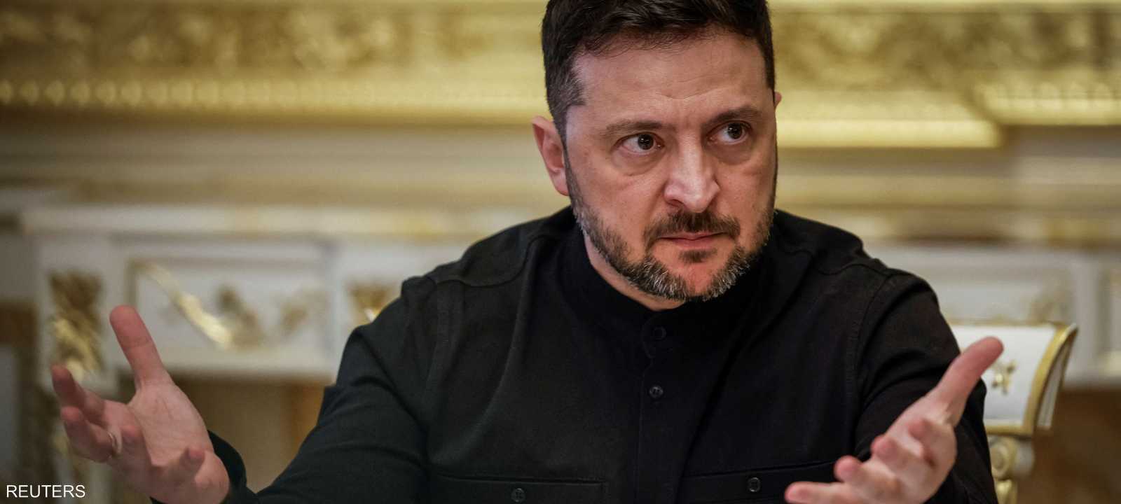 الرئيس الأوكراني فولوديمير زيلينسكي