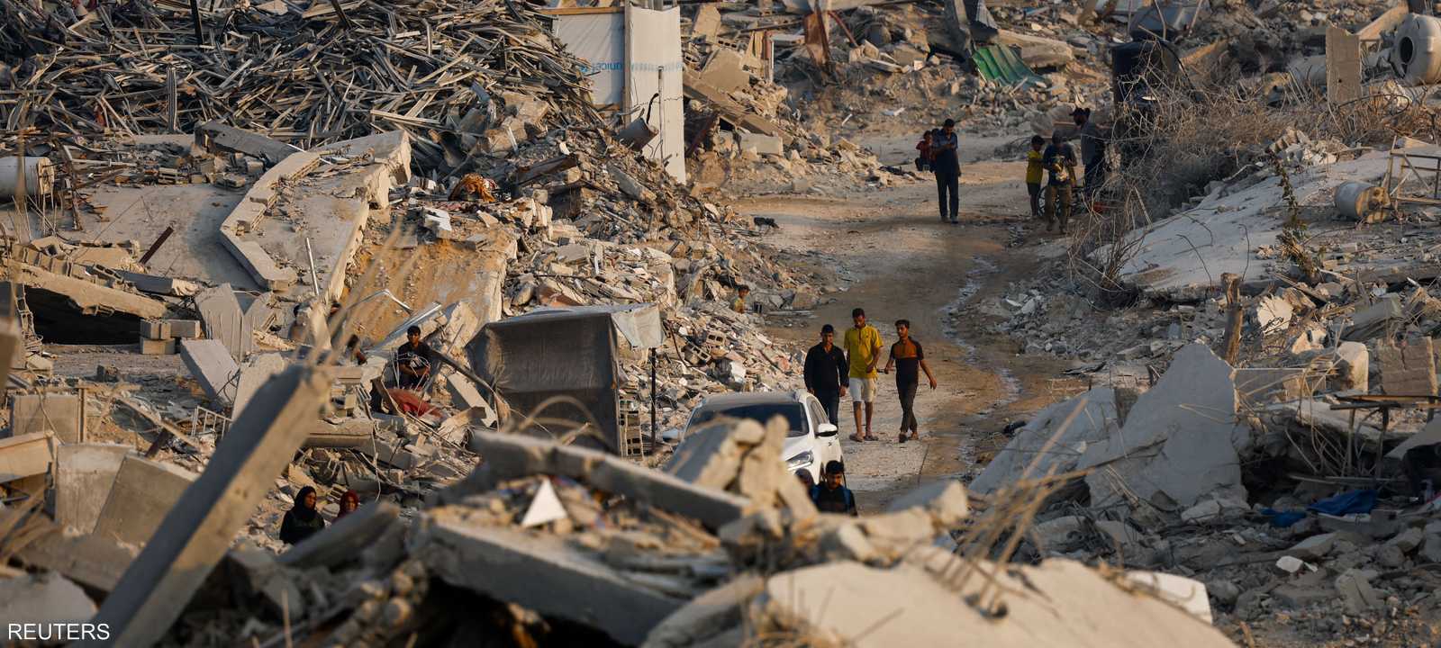 دمار هائل في قطاع غزة.. أرشيفية