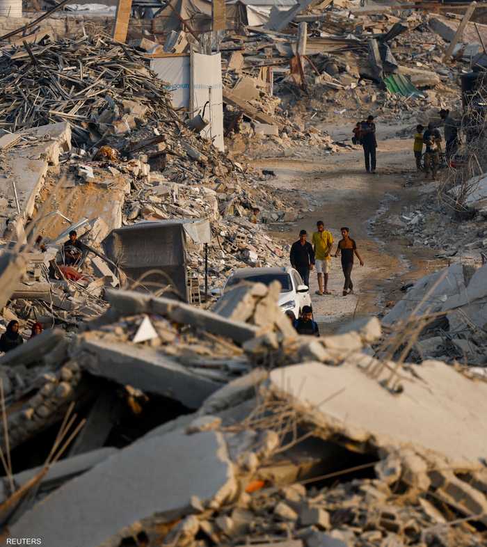 دمار هائل في قطاع غزة.. أرشيفية