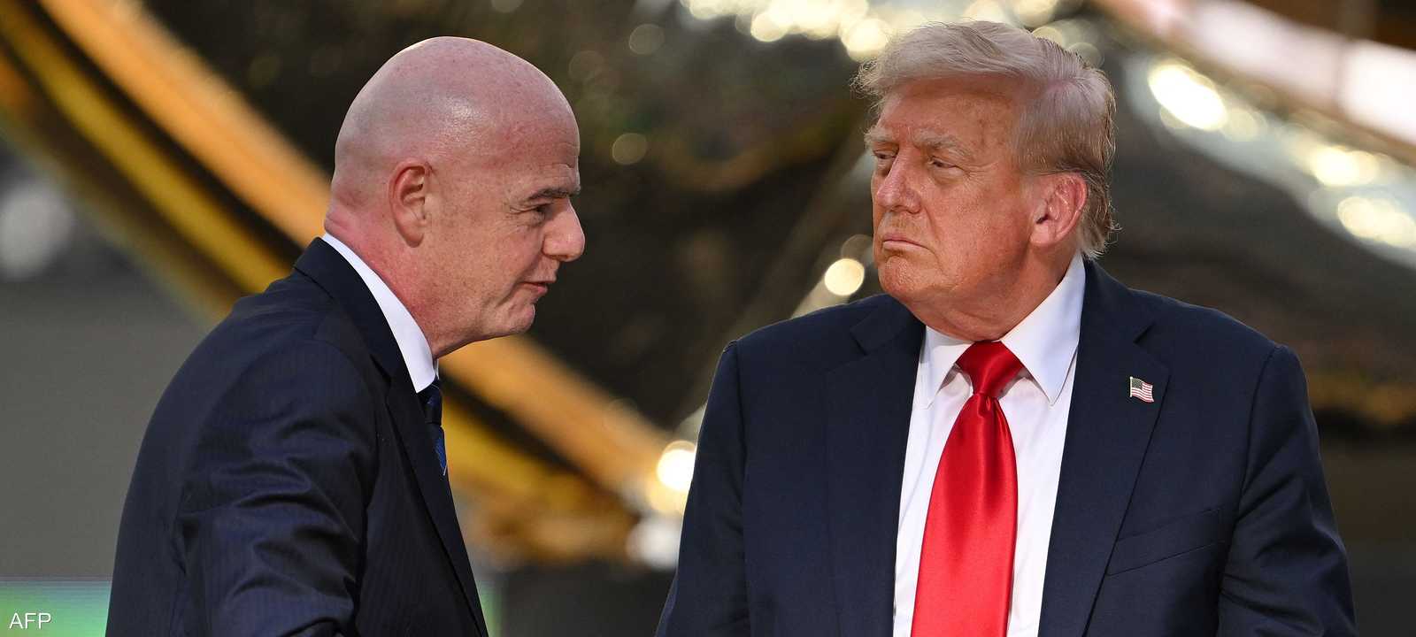 ترامب وإنفانتينو - أرشيفية