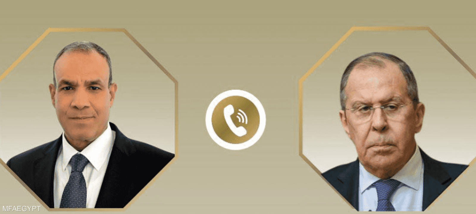 عبد العاطي تلقي اتصالا هاتفيا من لافروف
