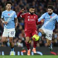 محمد صلاح أمام مانشستر سيتي