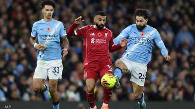 محمد صلاح أمام مانشستر سيتي